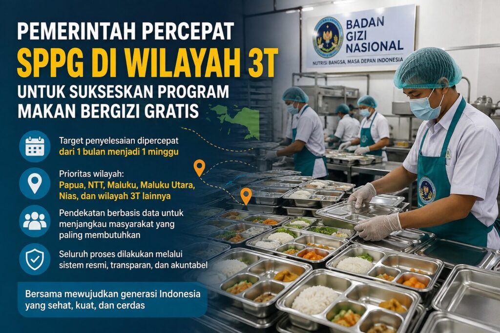 SPPG wilayah 3T untuk Program Makan Bergizi Gratis